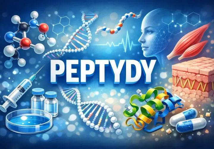 Peptydy i ceramidy w nauce o zdrowiu: DNA, molekuły, mięśnie, skóra i suplementy.